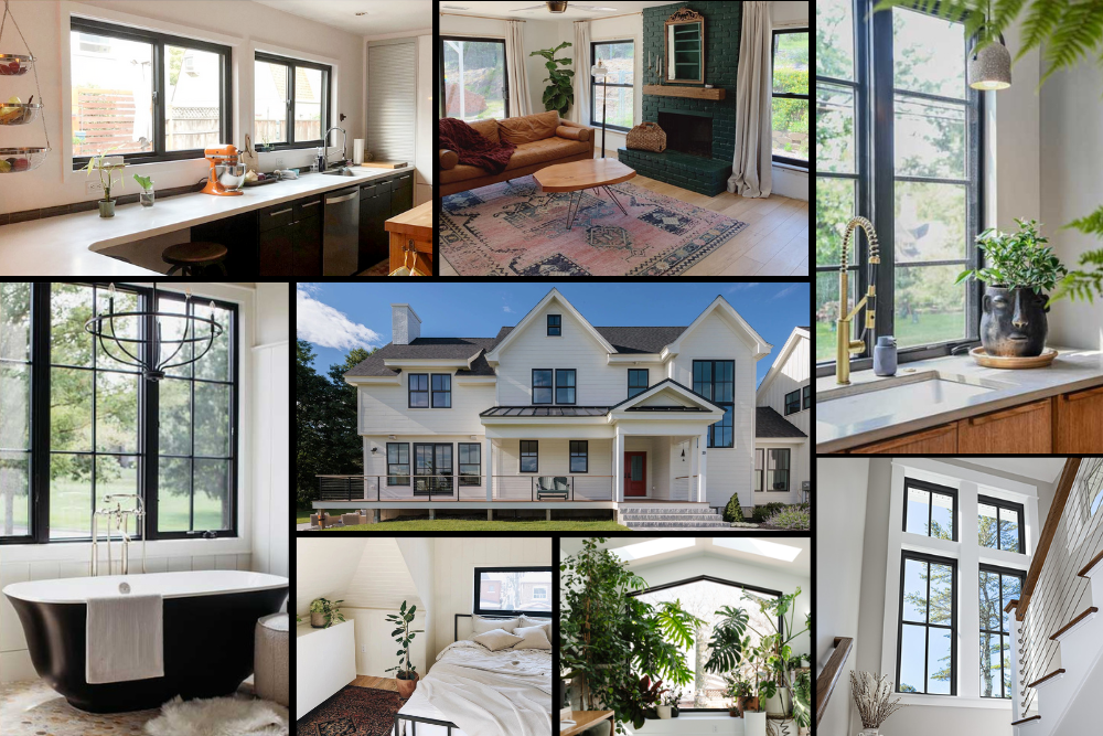 Black window options present by Renewal by Andersen