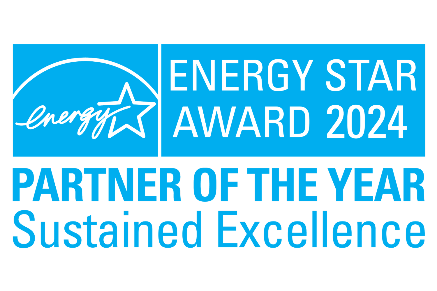 Energy Star logo that symbolizes Renewal by Andersen being an Energy Star Partner of the Year, earning sustainable excellence.