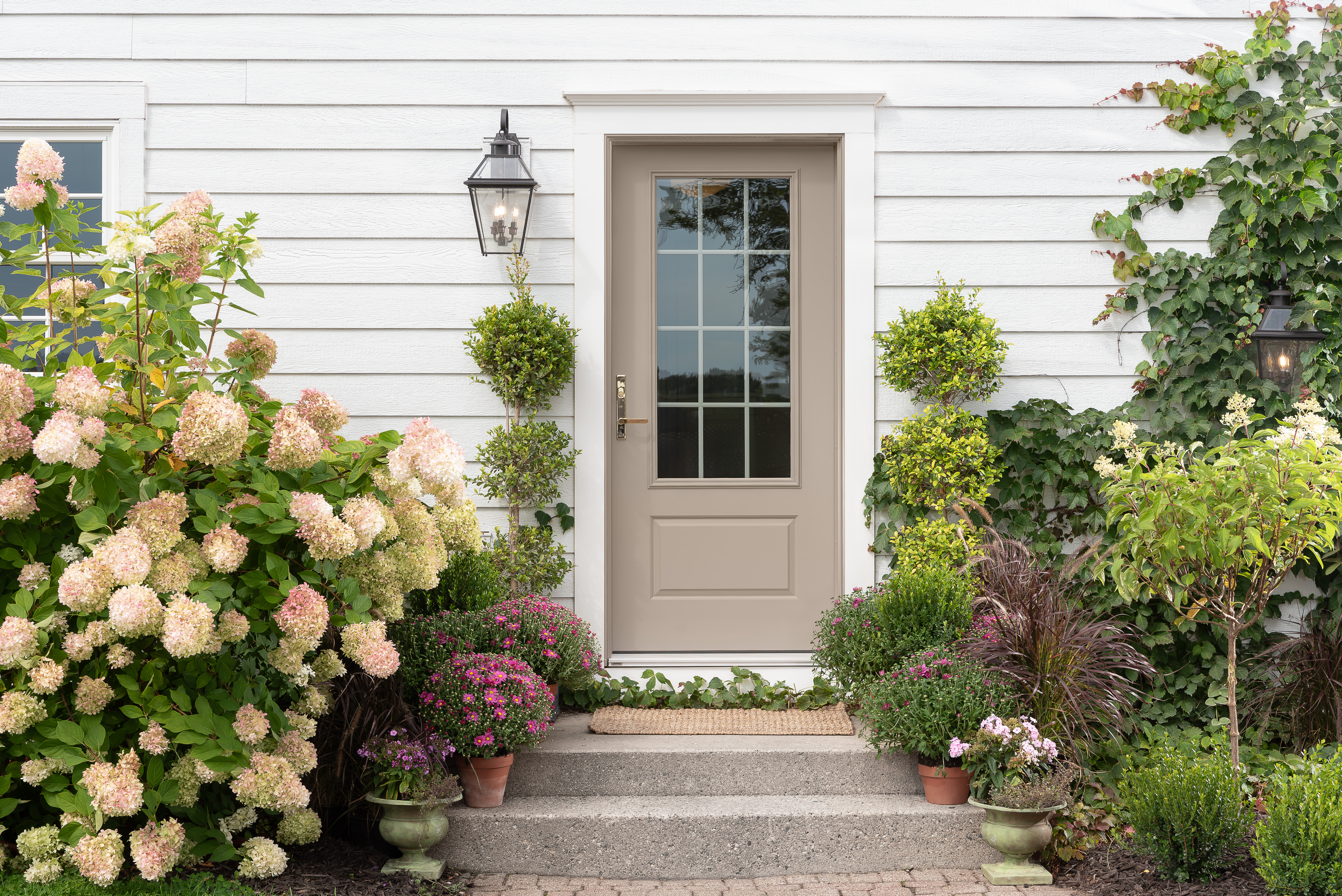 Materials behind an Ensemble Entry Harbor Door