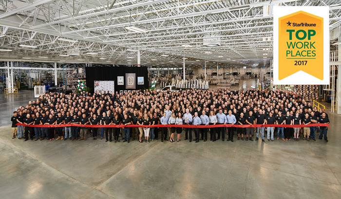 Star Tribune names Renewal by Andersen a 2017 Top Workplace