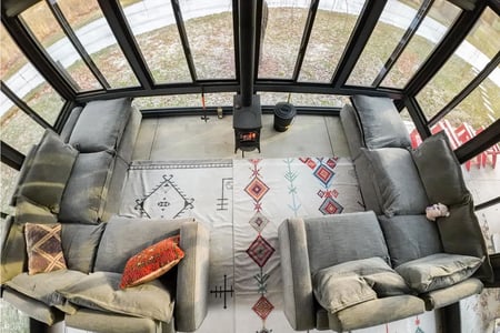 Anthony Carrino's Catskill screen porch