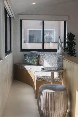 The reading nook in Breegan Jane's primary suite.