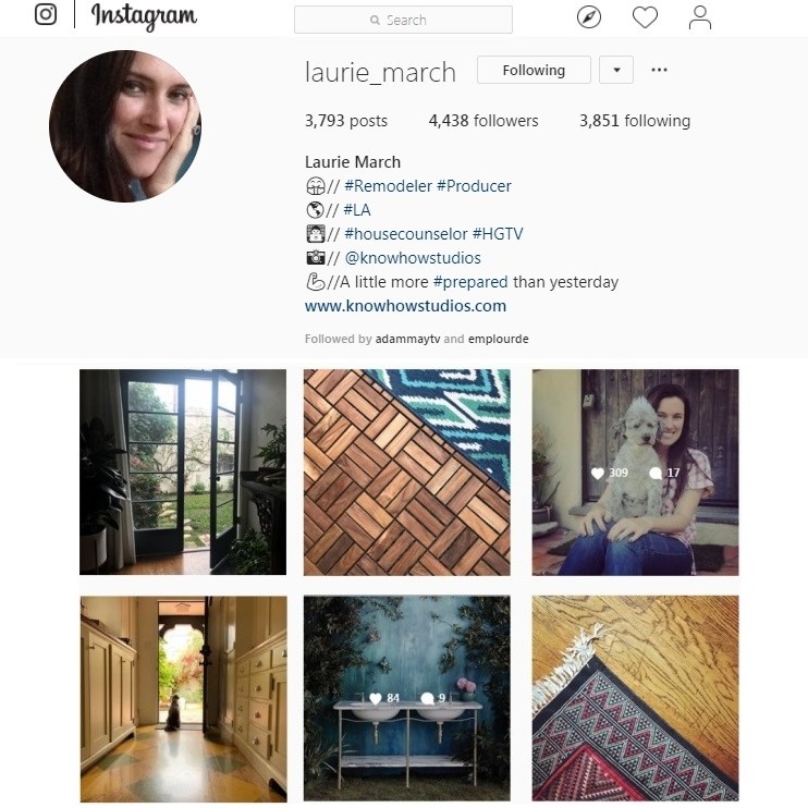 Get inspired with Laurie March on her social channels!