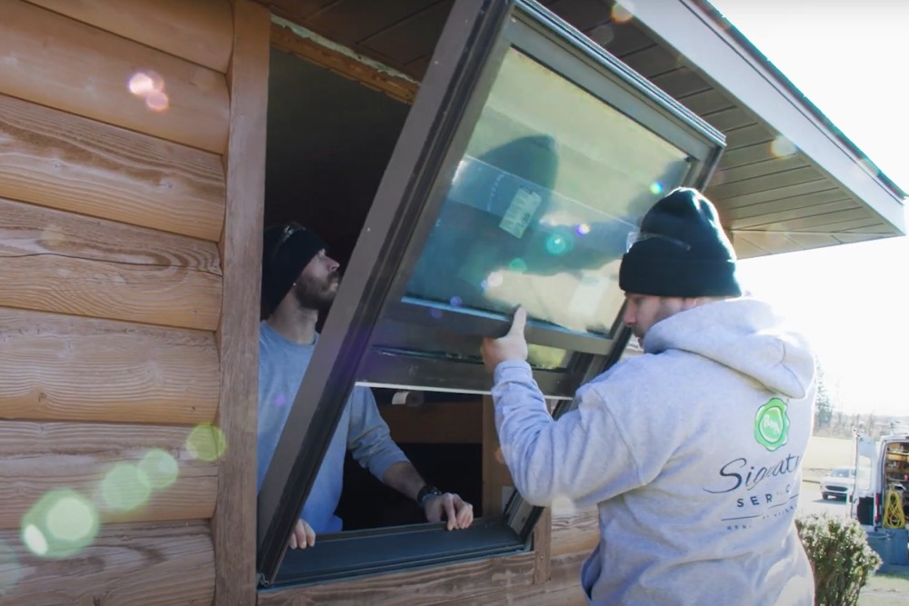 RbA of Pittsburgh's Window Donation Kicks Off Centennial Celebration at YMCA Camp